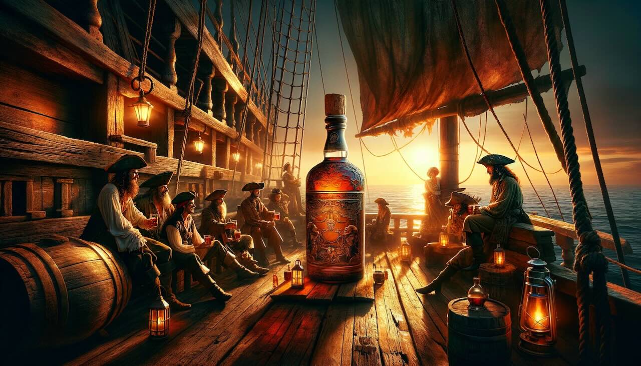 海賊船とラム酒