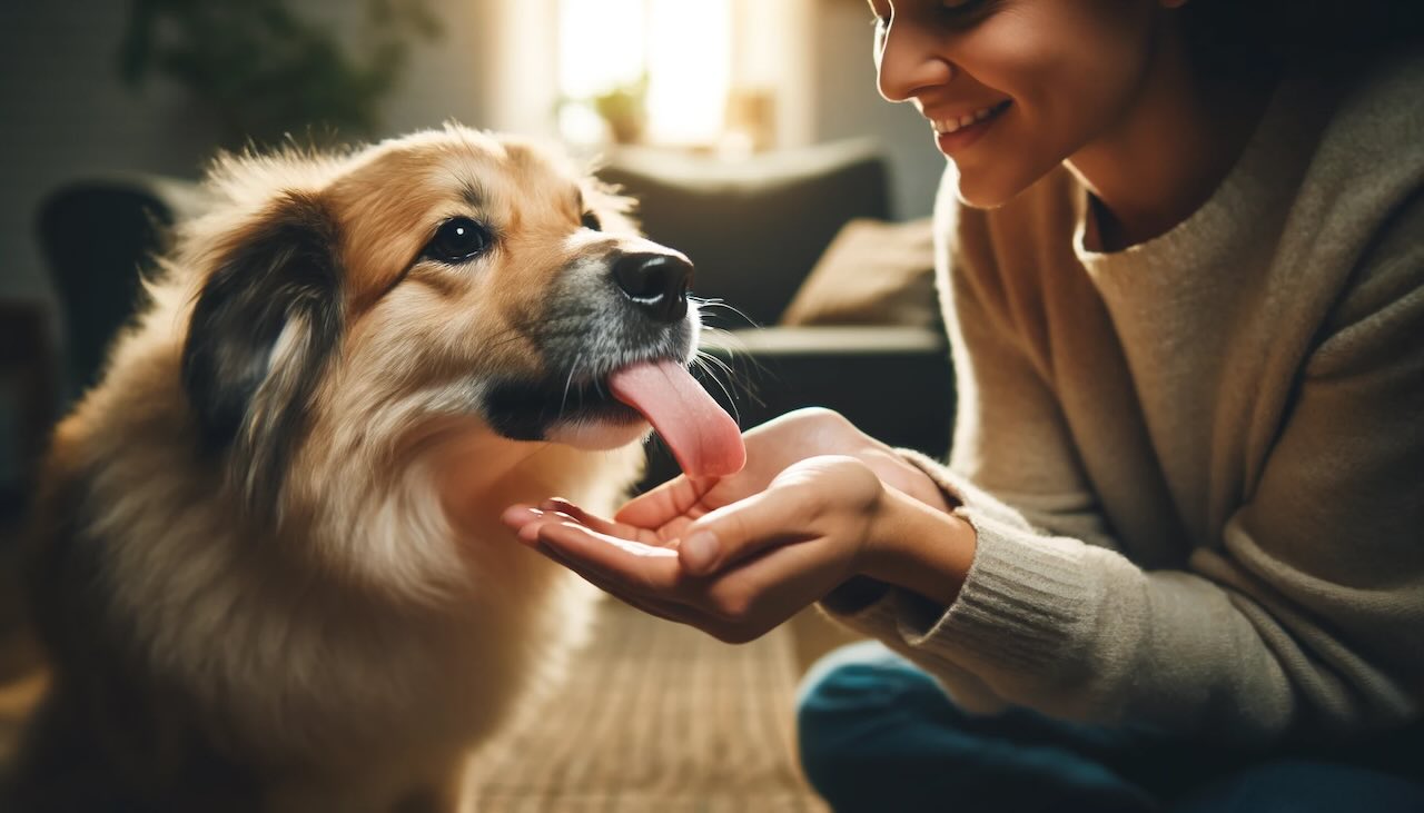 犬はなぜ人の手を舐める？