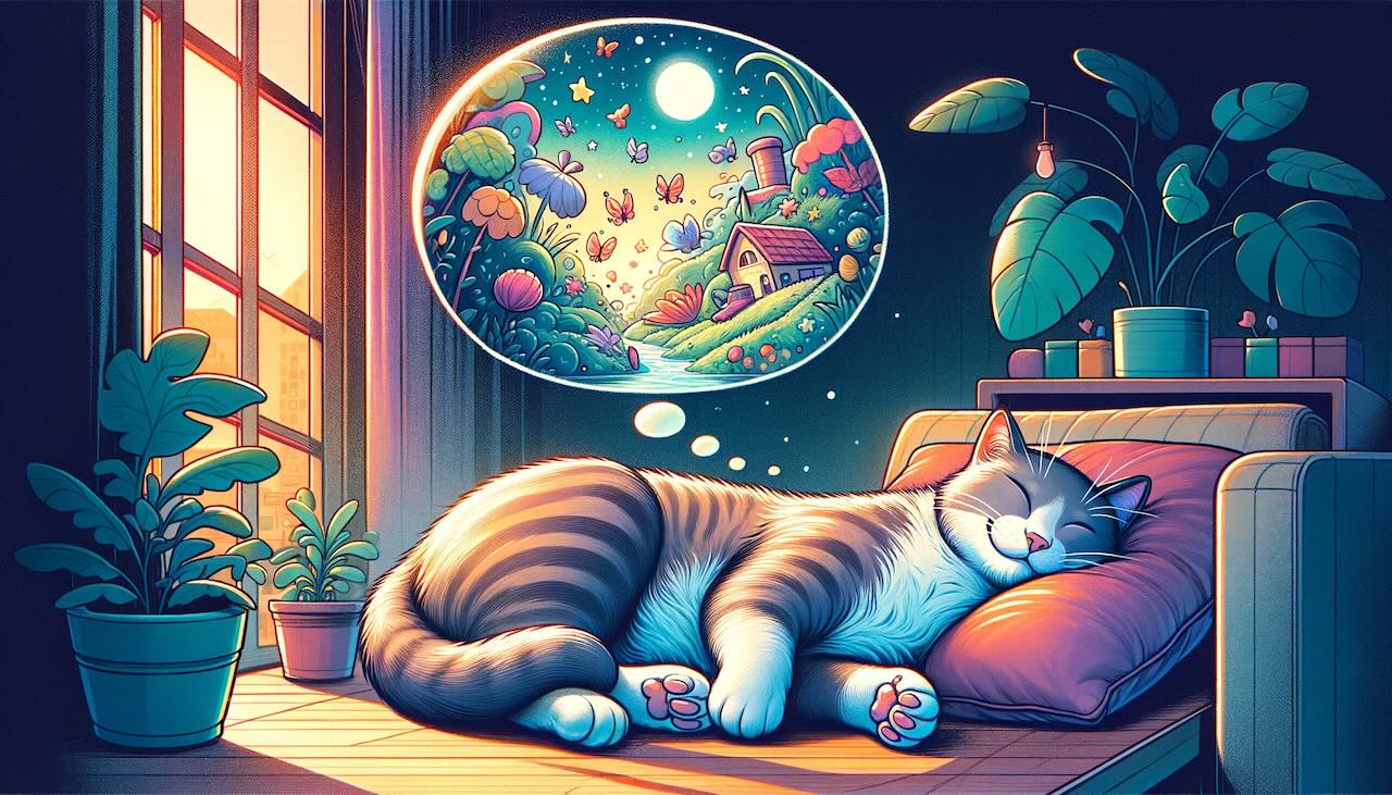 猫はどんな夢を見る？